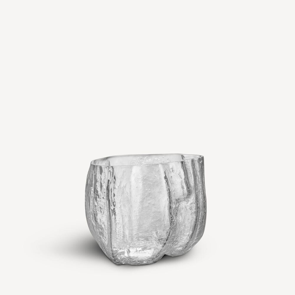 K&B Crackle klar vase 17,5cm